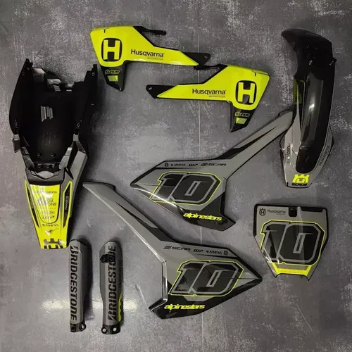 Plastics + Graphics Husqvarna TC 65 2016-2023  Custom race number
