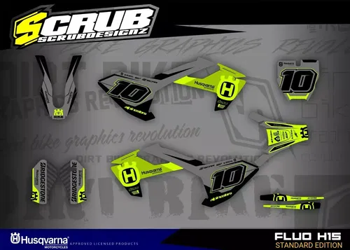 Plastics + Graphics Husqvarna TC 65 2016-2023  Custom race number