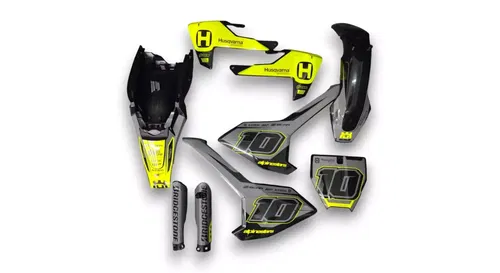 Plastics + Graphics Husqvarna TC 65 2016-2023  Custom race number