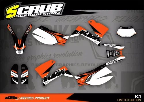 KTM SMC LC4 625 640 660 1999 2000 2001 2002 2003 2004 Graphics Decals Stickers