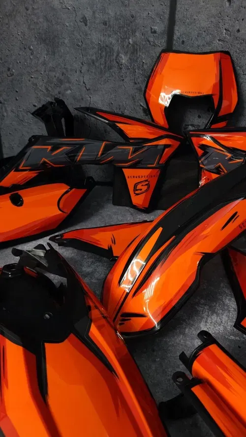 Plastics + Graphics KTM 2012 2013 XCF-W EXC EXC-F 125 200 250 300 350 450 500