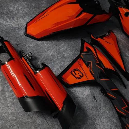 Plastics + Graphics KTM 2012 2013 XCF-W EXC EXC-F 125 200 250 300 350 450 500