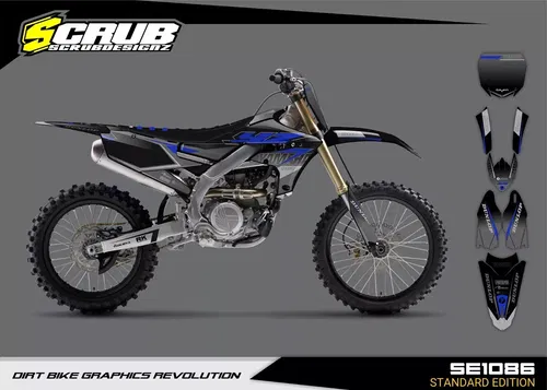 Graphics decals stickers kit Yamaha YZ250F 2019-2023 YZ450F 2018-2022