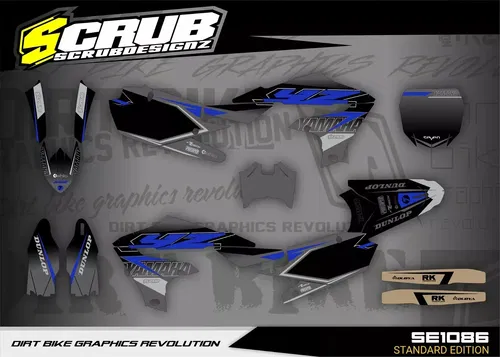 Graphics decals stickers kit Yamaha YZ250F 2019-2023 YZ450F 2018-2022
