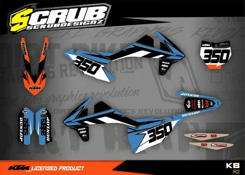 Plastics + Graphics KTM 2016 2017 2018 125 250 300 350 450 XC XC-F SX SX-F SCRUB