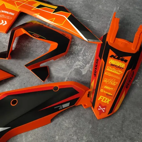 Plastics + Graphics KTM 2024 2025 XC-W XCF-W EXC EXC-F decals stickers kit