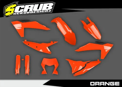 Plastics + Graphics KTM 2024 2025 XC-W XCF-W EXC EXC-F decals stickers kit