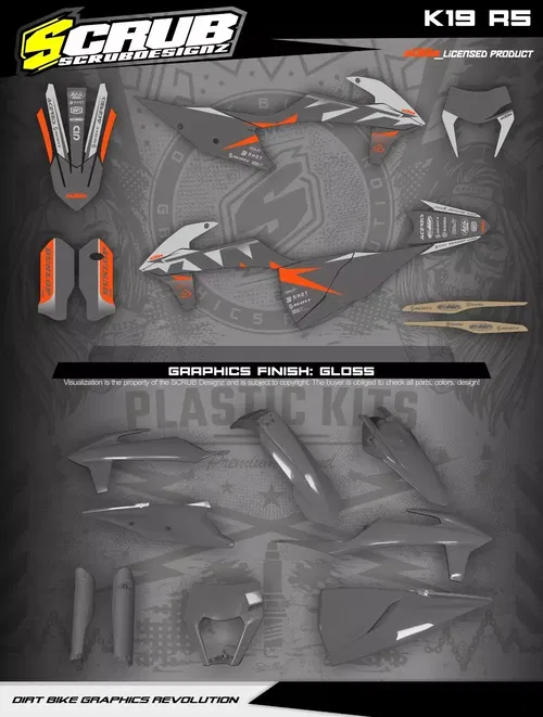 Plastics + Graphics KTM 2020 2022 2022 2023 XC-W XCF-W EXC EXC-F