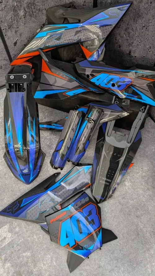 Plastics + Graphics KTM 2025 XC XC-F SX SX-F Custom Race Number + Name