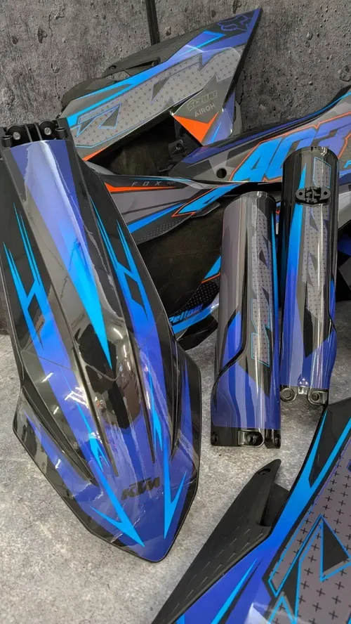 Plastics + Graphics KTM 2025 XC XC-F SX SX-F Custom Race Number + Name