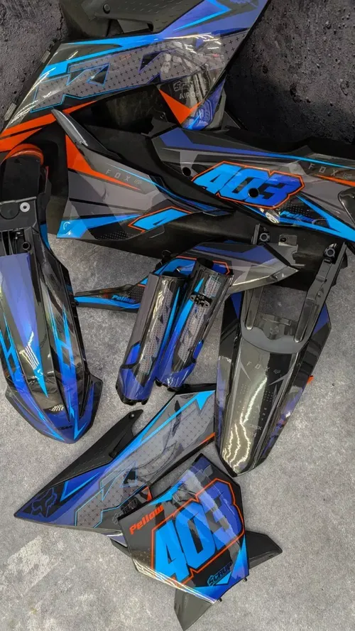 Plastics + Graphics KTM 2025 XC XC-F SX SX-F Custom Race Number + Name
