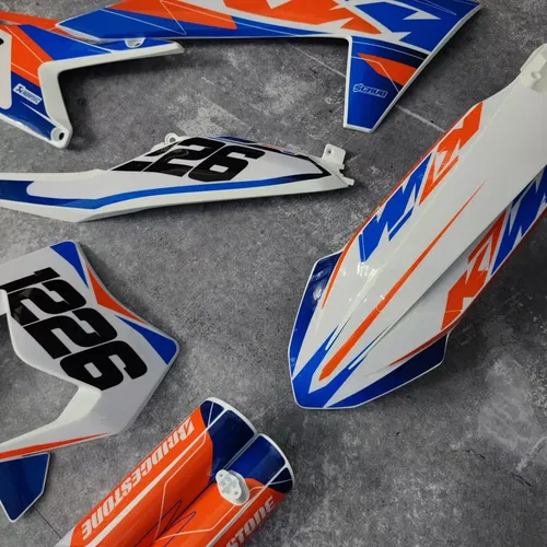 Plastics + Graphics KTM 2024 2025 XC-W XCF-W EXC EXC-F decals stickers kit