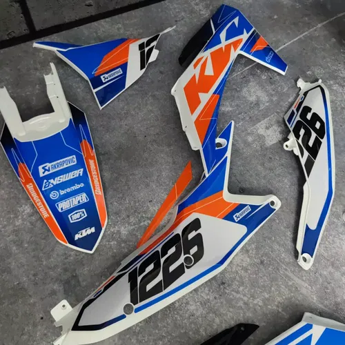 Plastics + Graphics KTM 2024 2025 XC-W XCF-W EXC EXC-F decals stickers kit