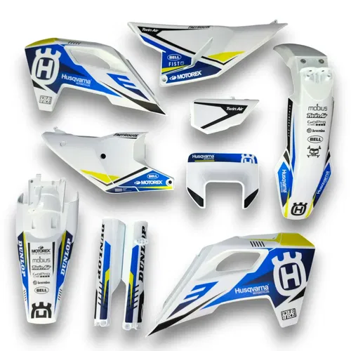 Plastics + Graphics Husqvarna TE FE 2025 Heritage edition