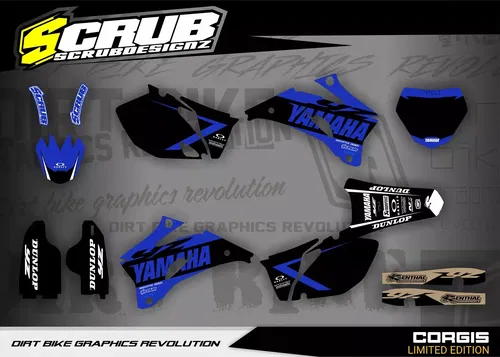 Yamaha YZ250f YZ450f 2006 2007 2008 2009 Stickers Decals Graphics Kit