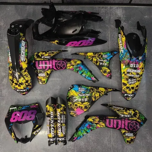 Plastics + Graphics KTM 2014 2015 XC-W XCF-W EXC EXC-F Custom race number