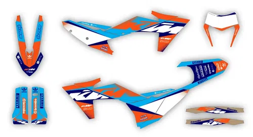 Graphics Kit KTM EXC EXC-F XC-W XCF-W 2024 2025 150 250 300 350 450 500 decal