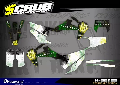Plastics + Graphics Husqvarna TE FE 2020 2021 2022 2023