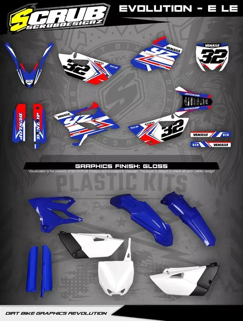 Plastics + Graphics Yamaha YZ 85 2002-2018 Restyle