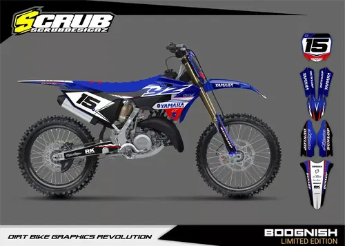 Plastics + Graphics Yamaha YZ125 YZ250 2022 2023 2024 2025 + Race number