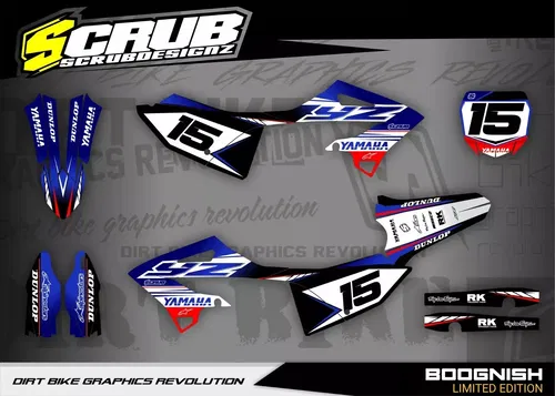 Plastics + Graphics Yamaha YZ125 YZ250 2022 2023 2024 2025 + Race number