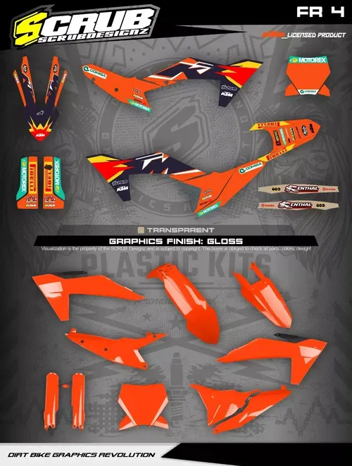 Plastics + Graphics KTM 2025 XC XC-F SX SX-F