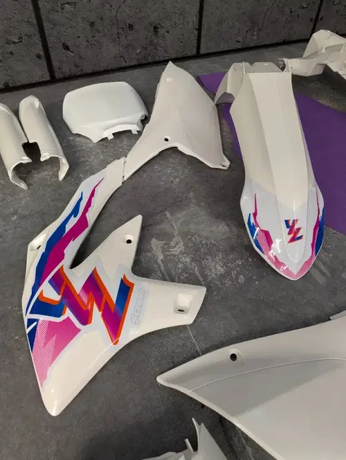 Plastics + Graphics + Seat cover Yamaha YZ450F 2023-2025 YZ250F 2024-2025 Retro