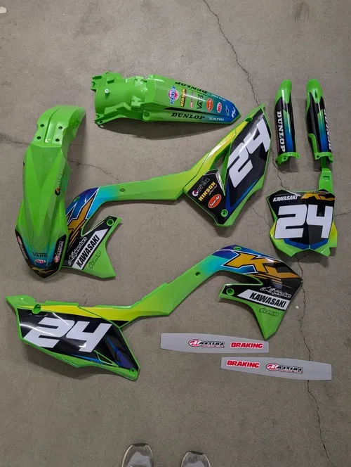 Plastics + Graphics Kawasaki KX450 2019-2023 KX250 2021-2024 KXF