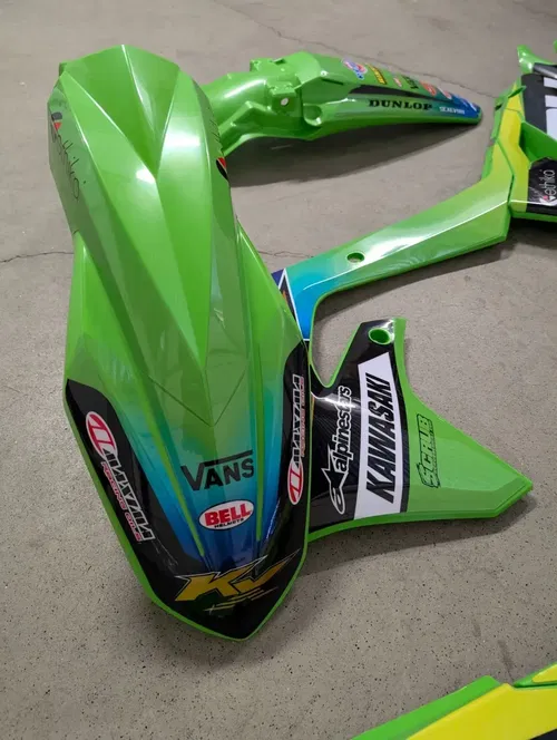 Plastics + Graphics Kawasaki KX450 2019-2023 KX250 2021-2024 KXF