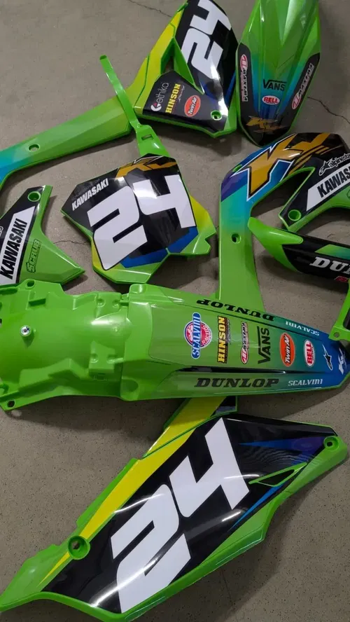 Plastics + Graphics Kawasaki KX450 2019-2023 KX250 2021-2024 KXF