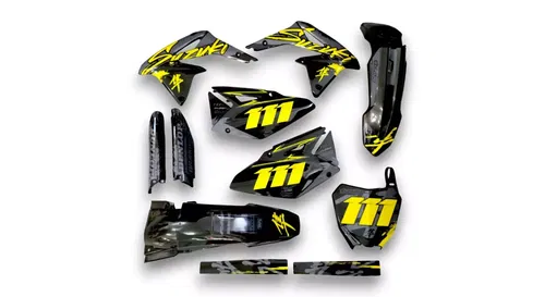 Plastics + Graphics Suzuki RMZ 450 2008-2017 decals applied