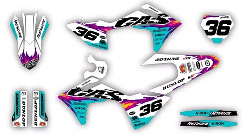 Gas Gas 2024 2025 MC MC-F EX EX-F 125 250 300 350 450 Graphics Decals