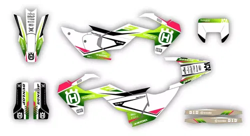Husqvarna 2024 2025 TE FE 150 250 300 350 450 501 Graphics decals stickers SCRUB