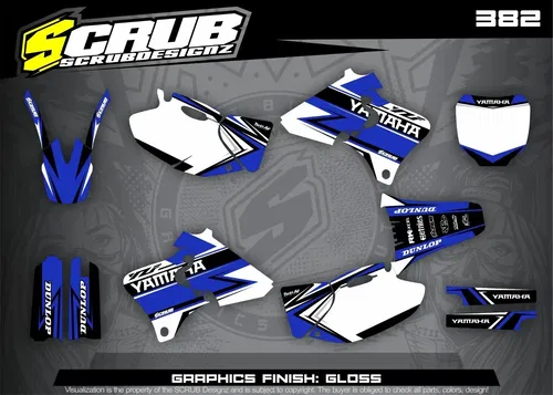 Yamaha 1998-2002 YZ426F YZ400F YZ250F  Stickers Decals Graphics Kit