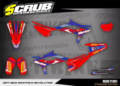 Plastics + Graphics applied Beta RR 2023 2024 Race edition