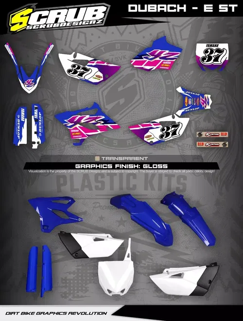 Plastics + Graphics Yamaha YZ 85 2002-2018 Restyle