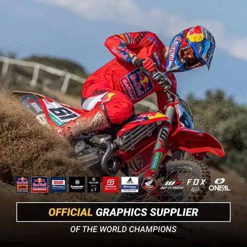 Plastics + Graphics applied KTM 2019-2022 XC XC-F SX SX-F Custom name + number