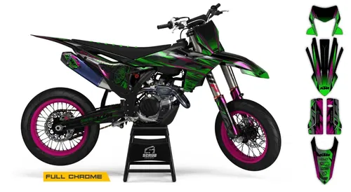 KTM Graphic SX SXF 2023 2024 125 250 300 350 450 Decals XC XCf FULL CHROME