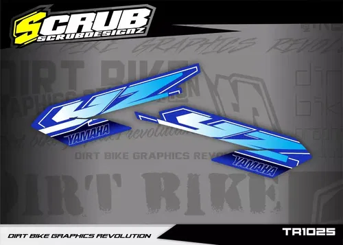 Restyle Plastics + Seat + Fuel tank + Decals Yamaha YZ125 YZ250 2002-2004