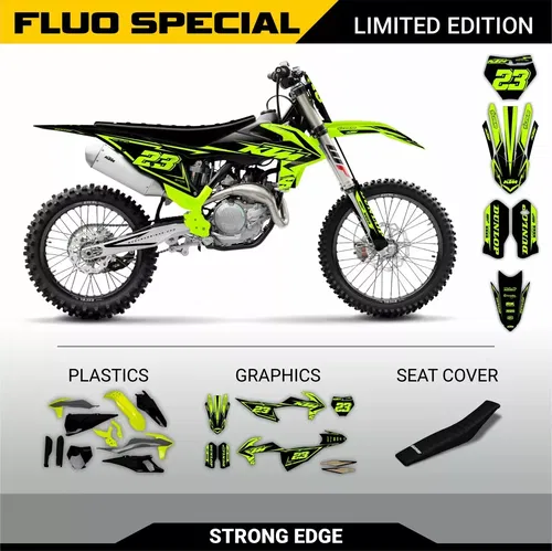 Plastic Kit + Graphic Kit + Seat Cover Full Package KTM XC XCF SX SX-F 2019 2022