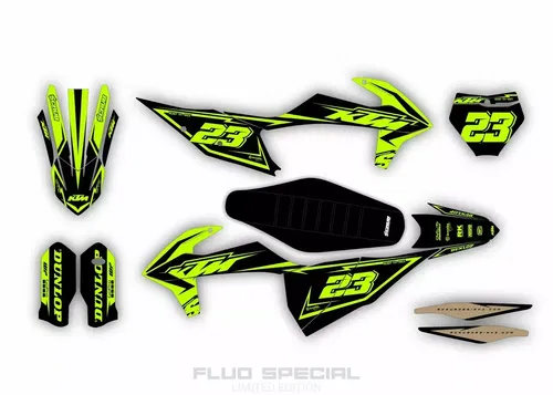 Plastic Kit + Graphic Kit + Seat Cover Full Package KTM XC XCF SX SX-F 2019 2022