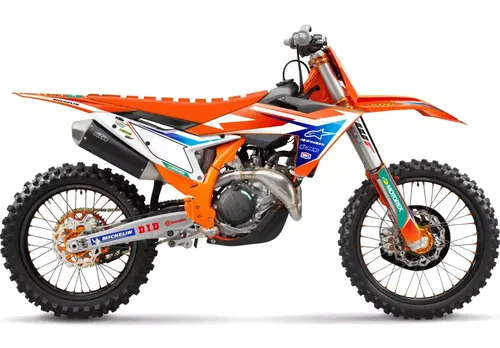 KTM 2023 2024 SX SX-F XC XC-F Graphics decals stickers kit | Custom race number