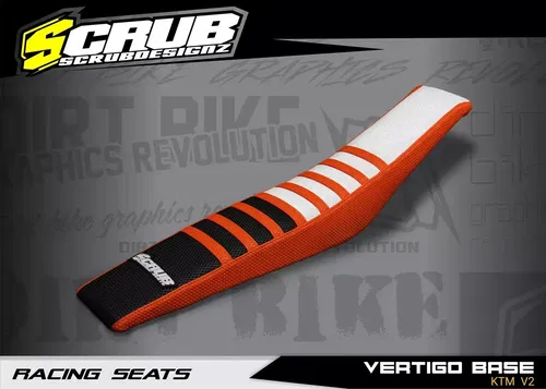 Seat Cover KTM XC-W EXC 2020-2023 XC SX 2019-2022 Gripper Scrub Designz