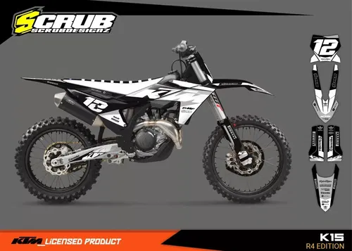 KTM 2023 2024 SX SX-F XC XC-F Graphics decals stickers kit | Custom race number