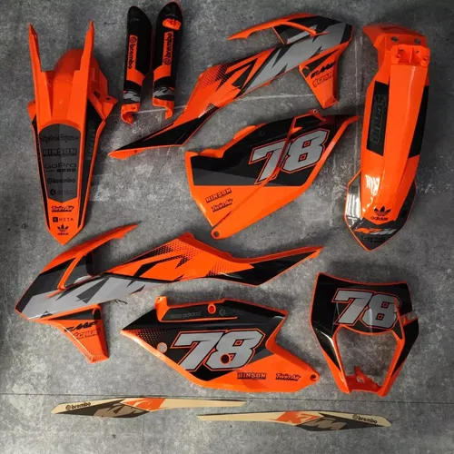 Plastics + Graphics KTM XC-W XCF-W EXC EXC-F 2017 2018 2019 Custom Race Number