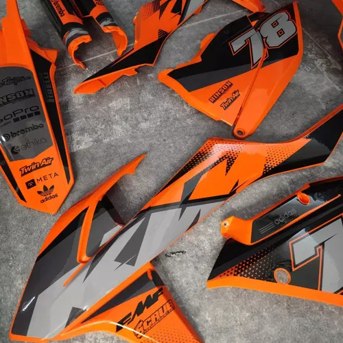 Plastics + Graphics KTM XC-W XCF-W EXC EXC-F 2017 2018 2019 Custom Race Number