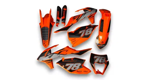 Plastics + Graphics KTM XC-W XCF-W EXC EXC-F 2017 2018 2019 Custom Race Number