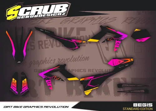 Beta XTrainer 250 300 2018 2019 Graphics Stickers Decals