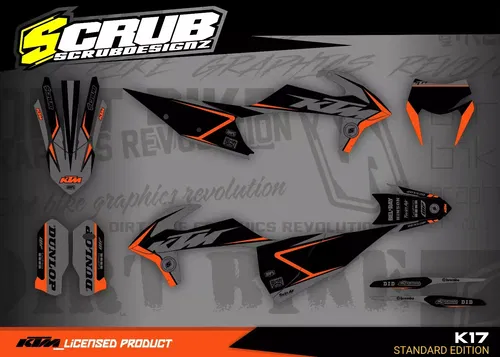 Plastics + Graphics KTM 2020 2021 2022 2023 XC-W XCF-W EXC EXC-F decals stickers