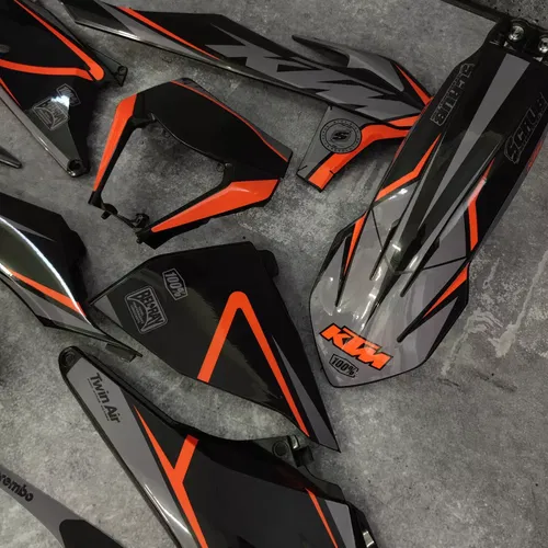 Plastics + Graphics KTM 2020 2021 2022 2023 XC-W XCF-W EXC EXC-F decals stickers